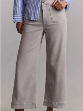 Anthropologie The Colette High Rise Crop - Like New
